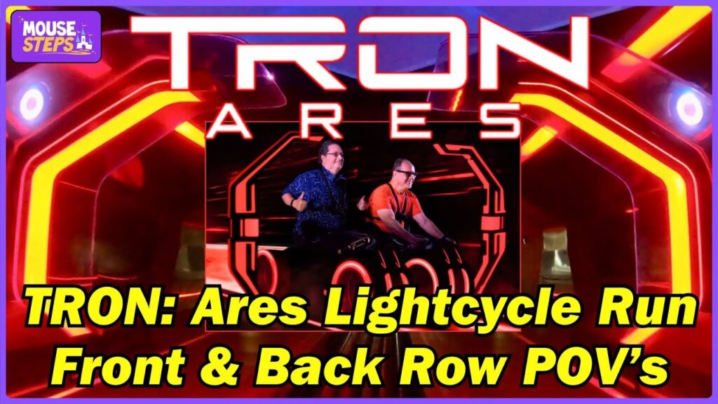 TRON: Ares Overlay of TRON Lightcycle Run Front AND Back