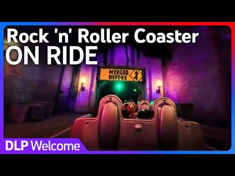 [4K POV] Rock 'n' Roller Coaster On Ride - Disney