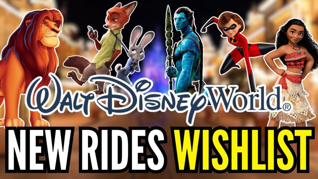 Top 10 Walt Disney World NEW RIDES Wishlist Ideas