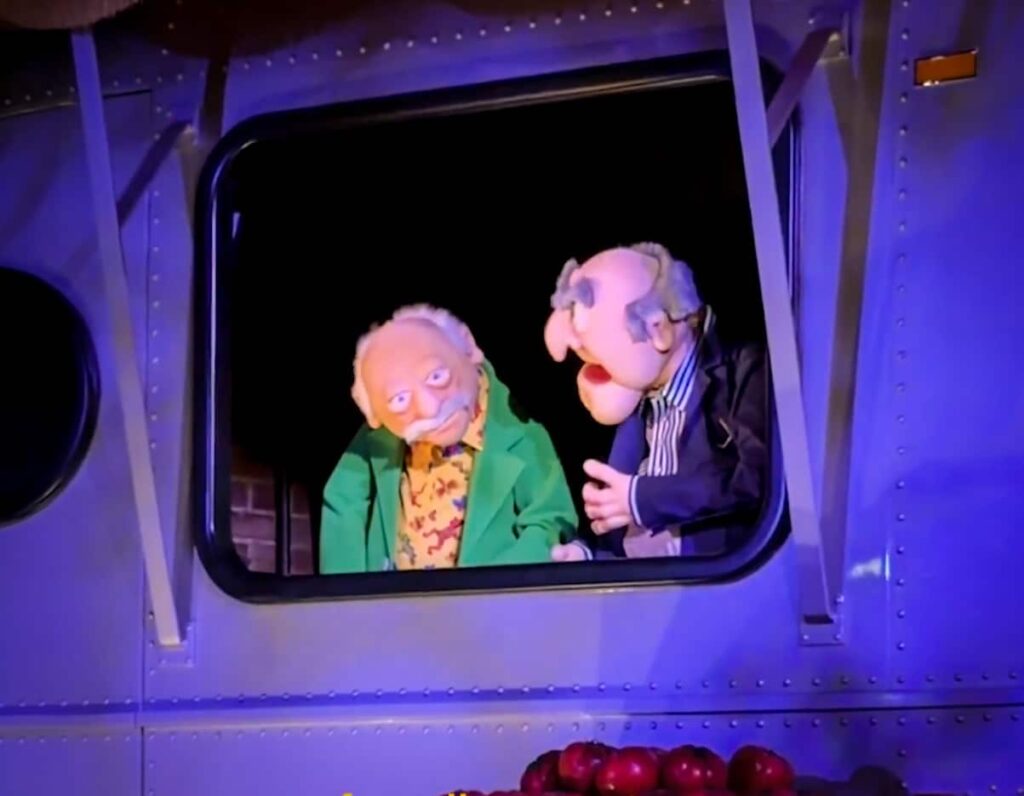 BREAKING: Disney World Reveals Statler & Waldorf Audio Animatronics in Muppets Rock 'n' Roller Coaster