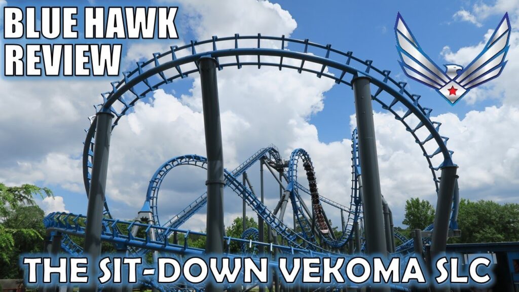 Blue Hawk Review, Six Flags Over Georgia Vekoma Looping Coaster | The Sit-Down Vekoma SLC | Video Credits