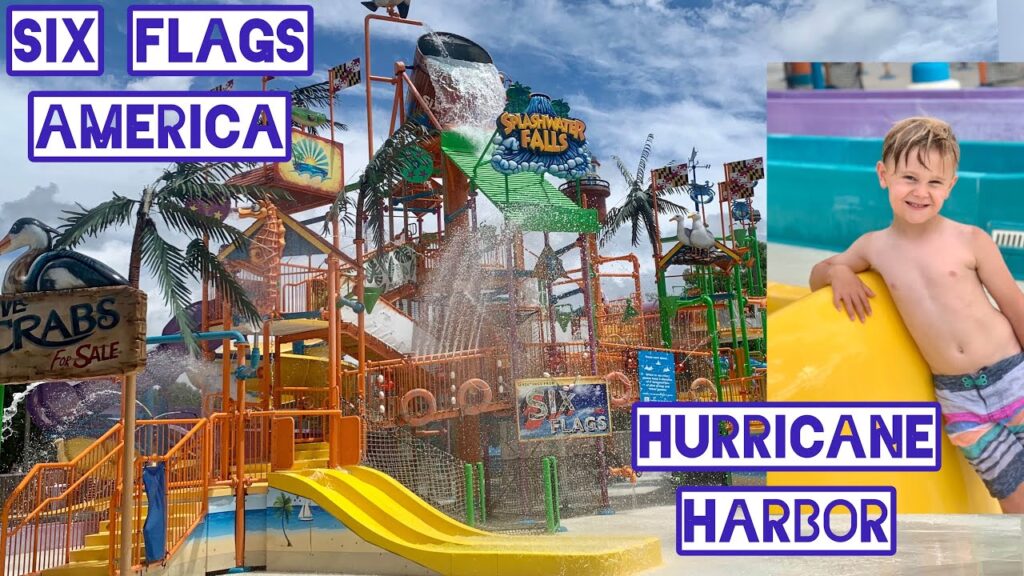 Hurricane Harbor Waterpark 💦 at Six Flags | Check out Hurricane Harbor Waterpark at Six Flags America. So many water slides and so much fun! Just reopened after Covid lockdown Please Like 👍🏻 and Subscribe for more Fun!
