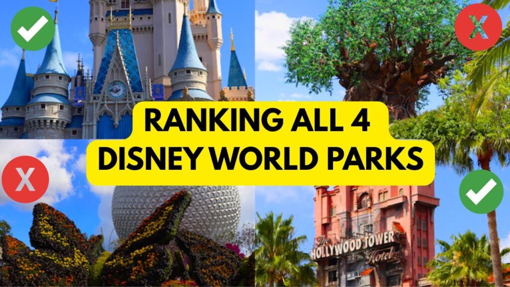 Ranking All 4 Disney World Parks: From Worst to Best!