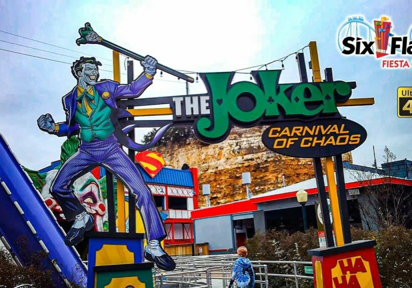 2022 The Joker Carnival of Chaos On RIde 4K POV