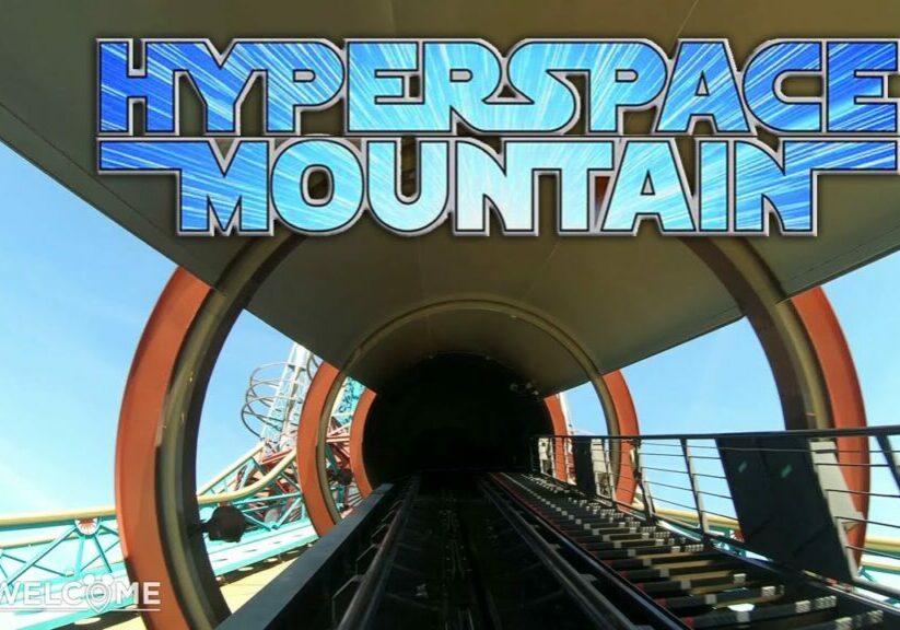 [4K] HyperSpace Mountain - On Ride Front Row- Disneyland Paris