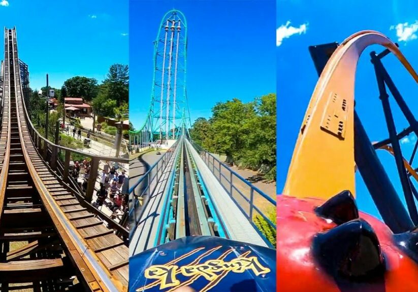 5 Awesome Roller Coasters at Six Flags Great Adventure! Front