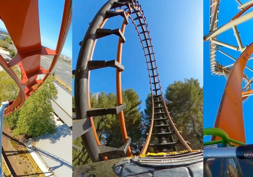 6 Awesome Roller Coasters at California&#39;s Great America! Front Seat