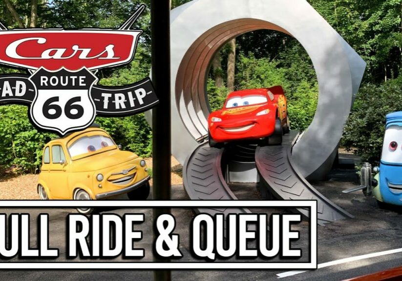 Cars Road Trip FULL NEW RIDE POV - Walt Disney