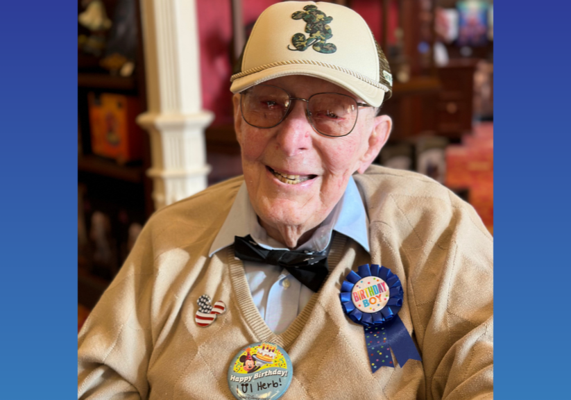 Disney Celebrates World War II Veteran&rsquo;s&nbsp;101st Birthday&nbsp;at Magic Kingdom&nbsp;Flag Retreat&nbsp;&nbsp;