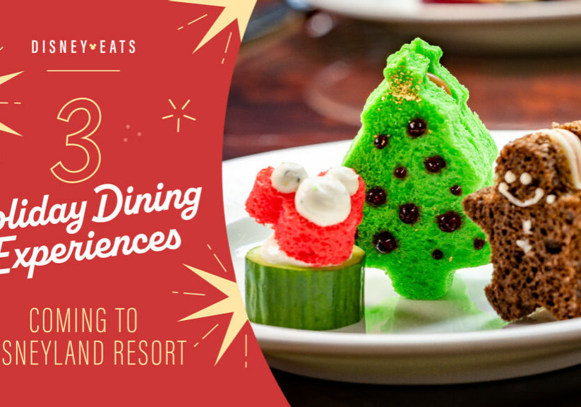 Disney Eats: 3 Holiday Dining Experiences Coming to Disneyland Resort Hotels