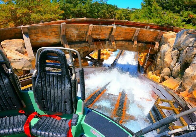 Disney Grizzly River Rapids Ride with Drops | Disney California