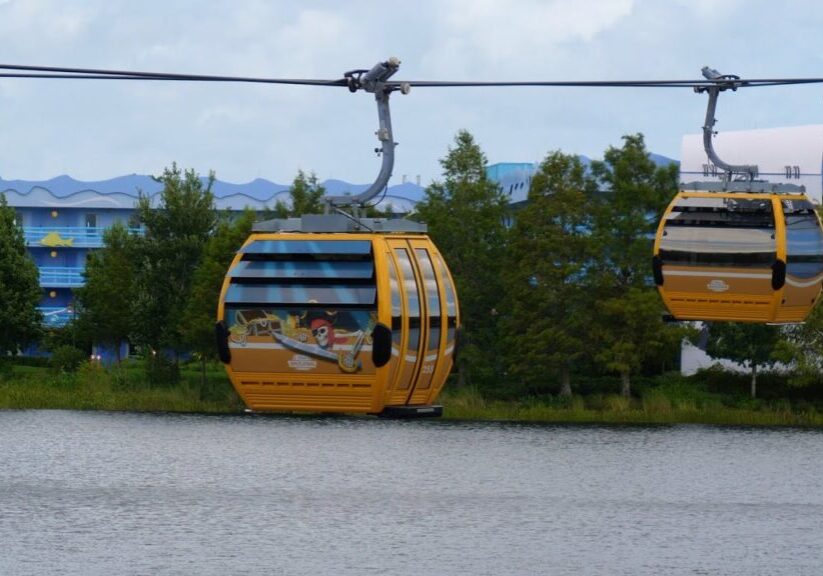 Disney Skyliner FULL RIDE Pop Century & Art of Animation