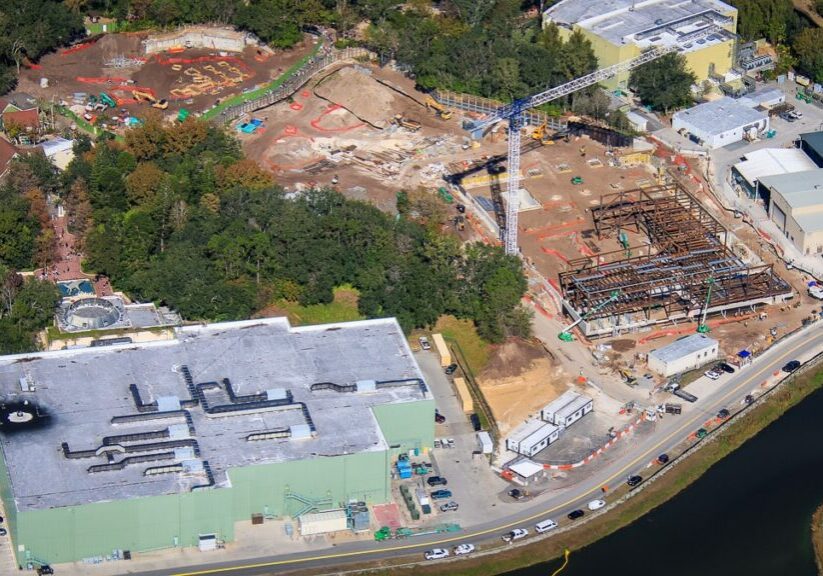 Disney World Moving Fast on Encanto Attraction Construction at Animal Kingdom