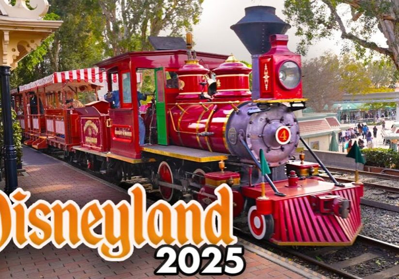 Disneyland Railroad 2025 - Disneyland Train Ride [4K60 POV]