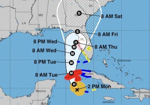 Evacuation Begins as Hurricane Ian Heads Toward Florida