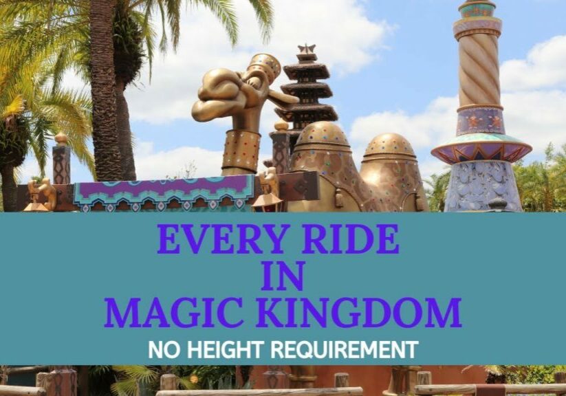 Every Ride in Magic Kingdom with No Height Requirement