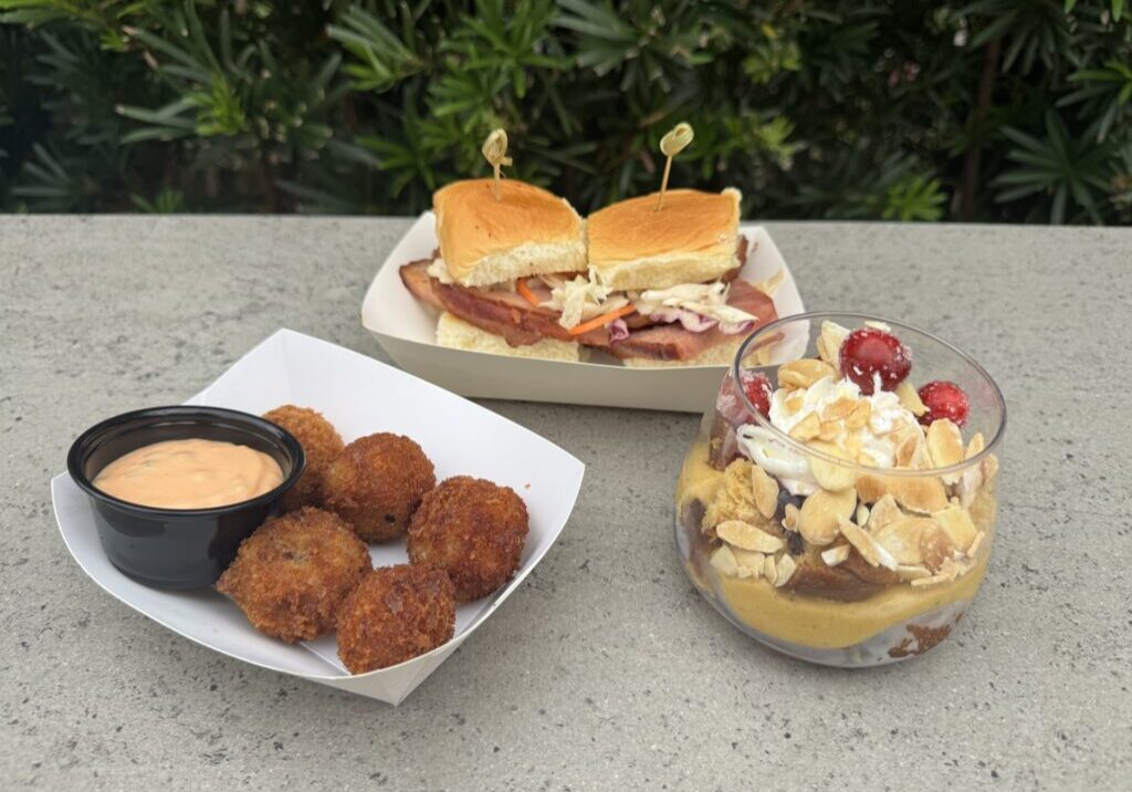 EPCOT Festival of the Holidays Favorites Past Booth Menu