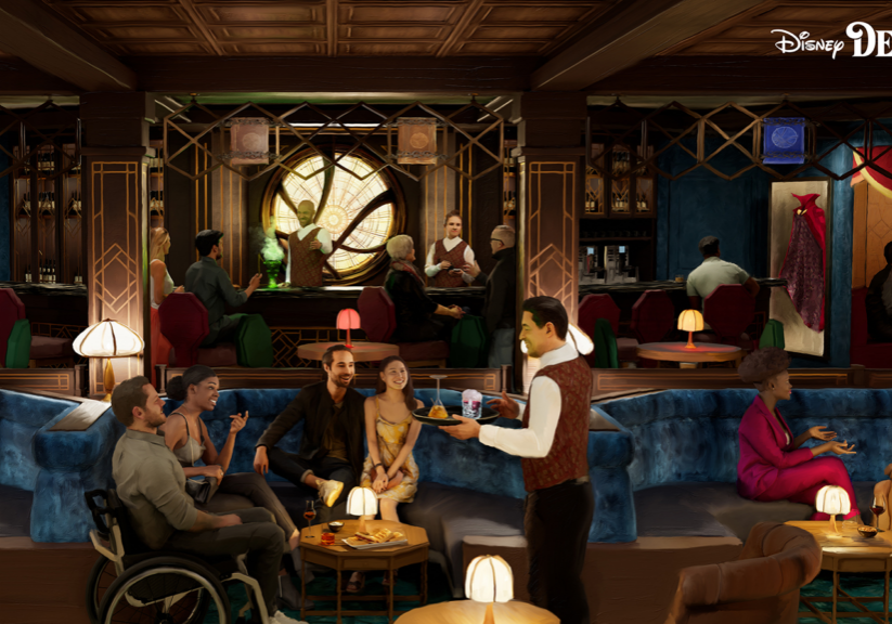 Rendering of The Sanctum onboard the Disney Destiny