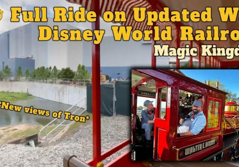 Full Ride on the Magic Kingdom Train With New Narration