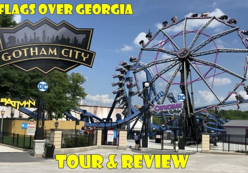 Gotham City at Six Flags Over Georgia Tour & Review!