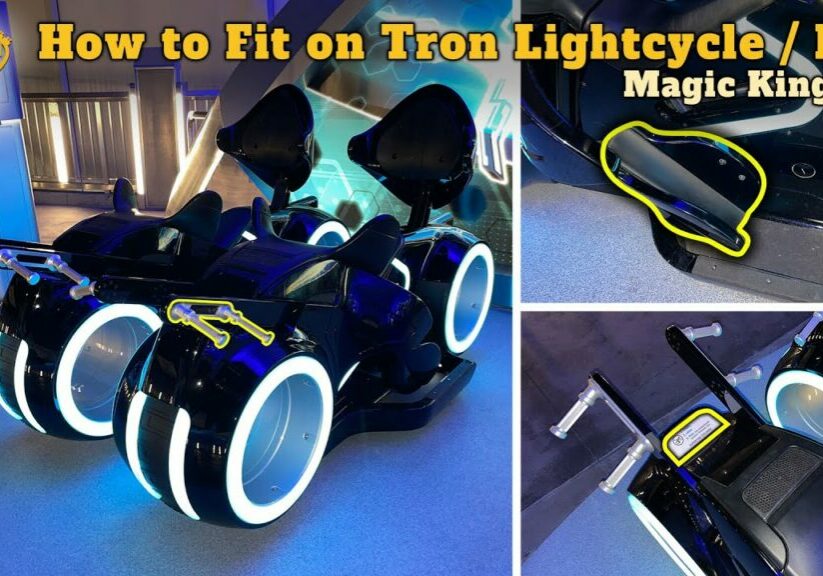 How To Sit and Fit Right on Tron Lightcycle /