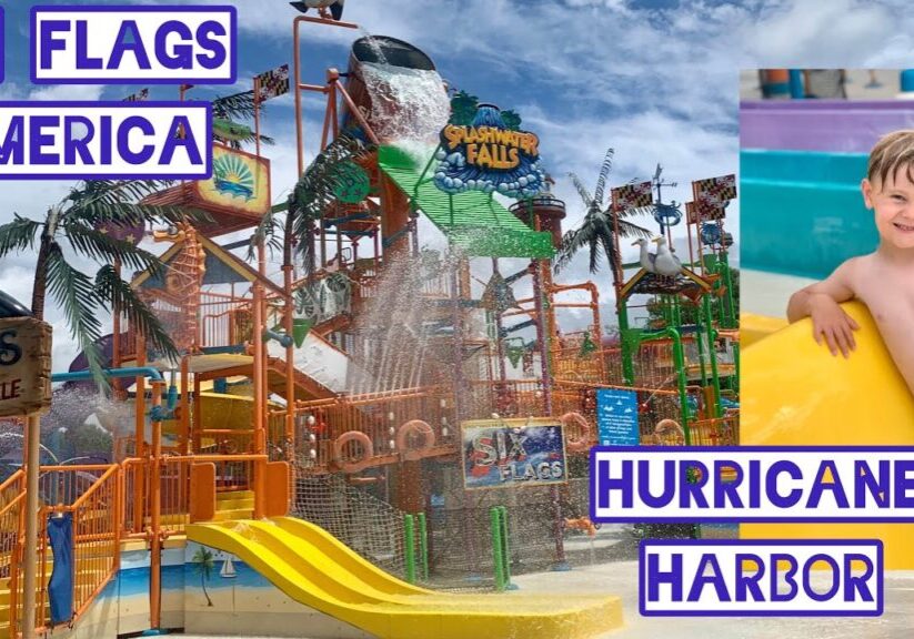 Hurricane Harbor Waterpark 💦 at Six Flags
