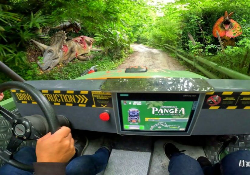 Jurassic Park-Like Jeep Ride w/ NO Track! Drive Yourself Attraction