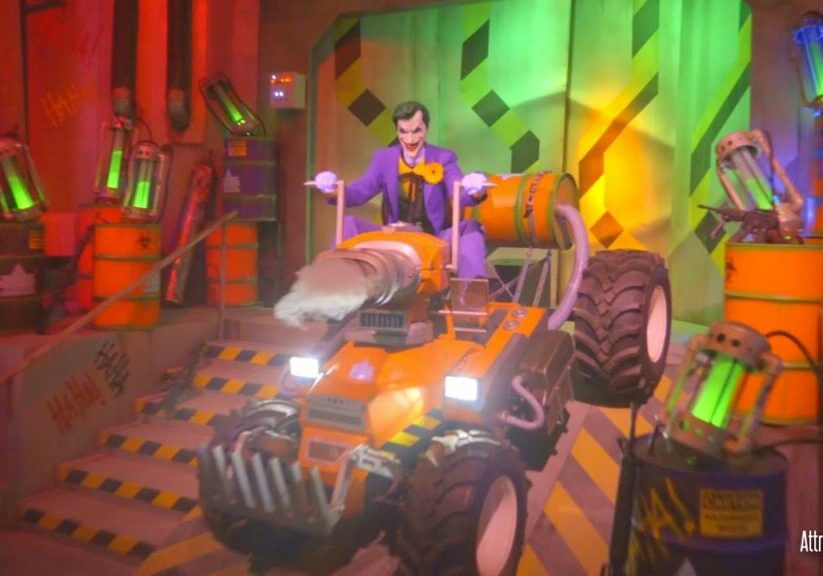 Justice League Dark Ride - Six Flags - Sally&#39;s Dark