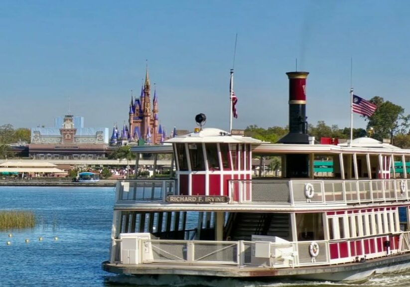 Magic Kingdom Ferry Boat Complete Ride Experience in 4K |