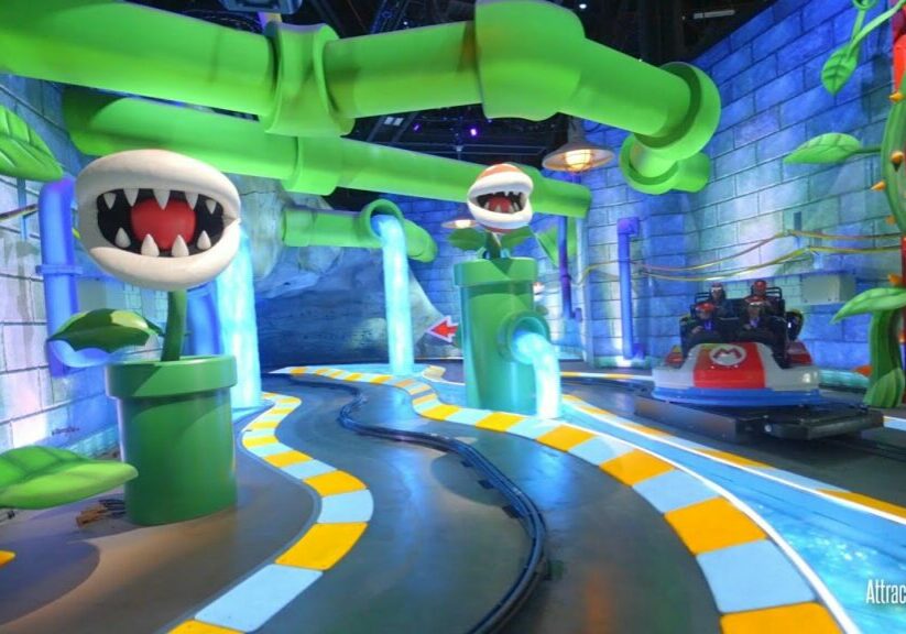 Mario Kart Dark Ride at Universal Studios Hollywood | Without