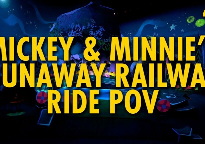 Mickey & Minnie's Runaway Railway Ride POV | Walt Disney