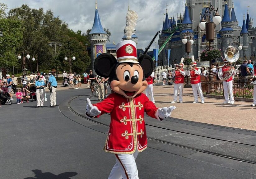 Mickey Mouse Starts Conducting the Main Street Philharmonic at Magic Kingdom