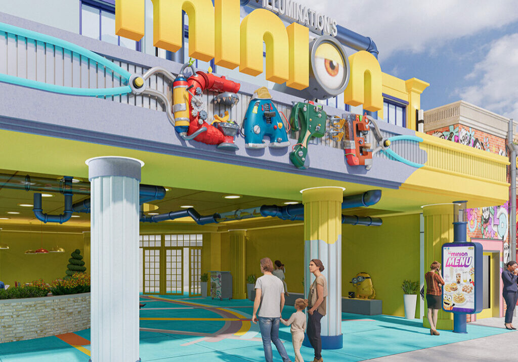 Minions Cafe And Marquee Dining Location SOFT OPEN In Illumination's Minion Land At Universal Studios Florida