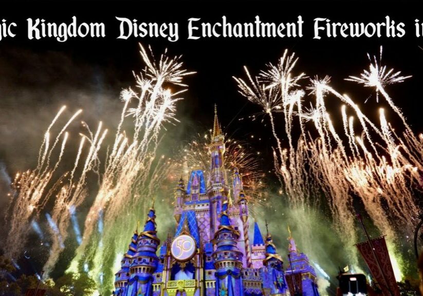 NEW Disney Enchantment Fireworks at Magic Kingdom - FULL SHOW