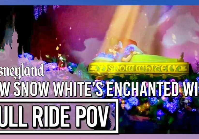 NEW Snow White’s Enchanted Wish Full Ride POV - Disneyland