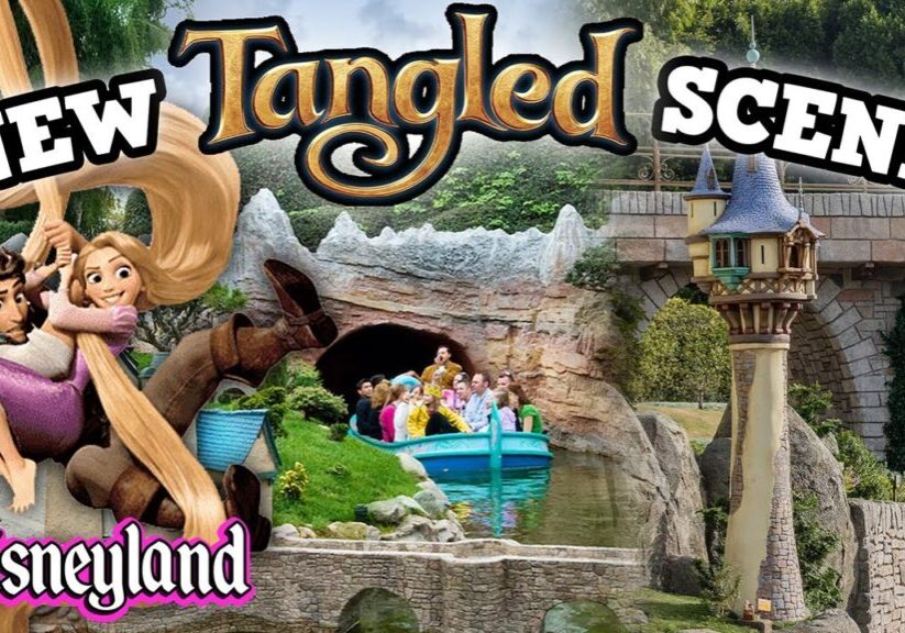 NEW Tangled Scene on Storybook Land Canal Boats - Disneyland
