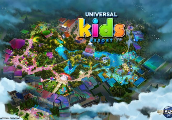 New Drone Footage of Universal Kids Resort In Frisco Construction Progress, Expected To Open In June 2026