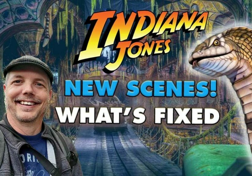 New Scenes and Fixed scenes at Indiana Jones Adventure reopening