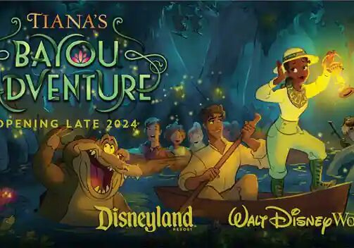 New Vibrant Mural Is Revealed For Tiana's Bayou Adventure, Coming To Magic Kingdom and Disneyland Park In 2024