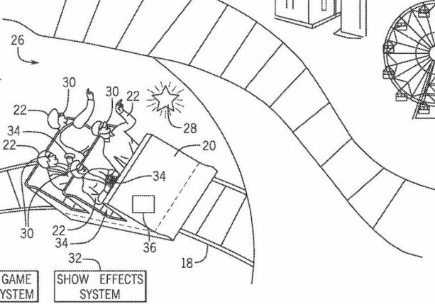 Patent applications from Universal detail interactive dark rides