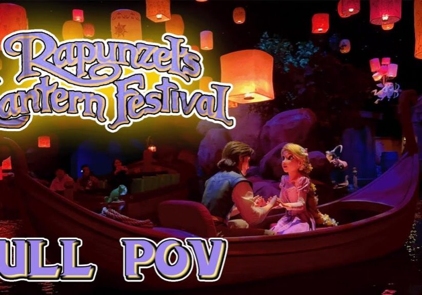Rapunzel’s Lantern Festival - World’s First Tangled Ride POV -