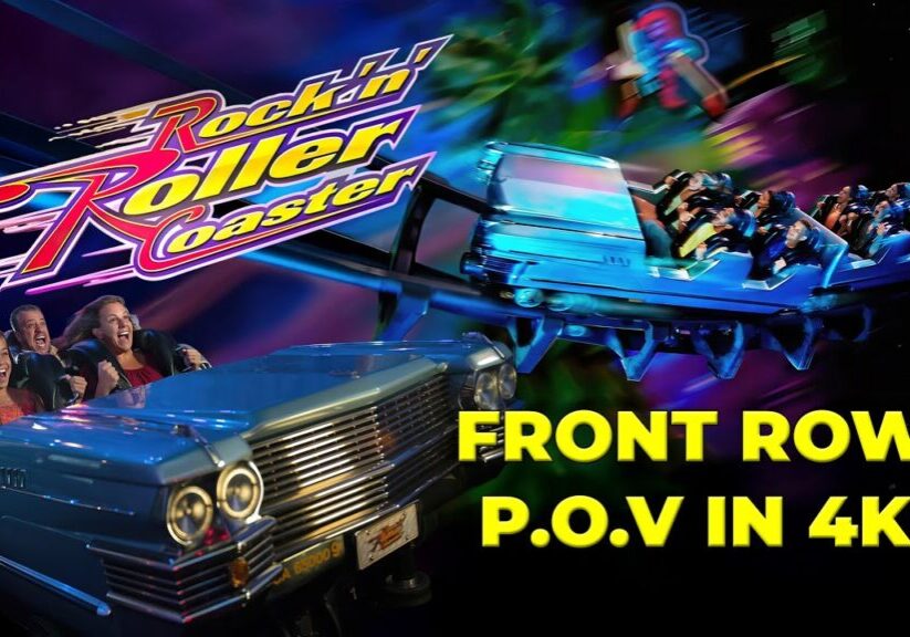 Rock ’N’ Roller Coaster 🎸 | FRONT ROW FULL RIDE
