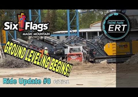 SIX FLAGS MAGIC MOUNTAIN NEW 2021/2022 RIDE CONSTRUCTION UPDATE #8