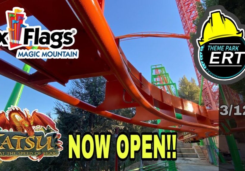 SIX FLAGS MAGIC MOUNTAIN PARK CONSTRUCTION UPDATE 3/12/22 [TATSU OPEN!!]