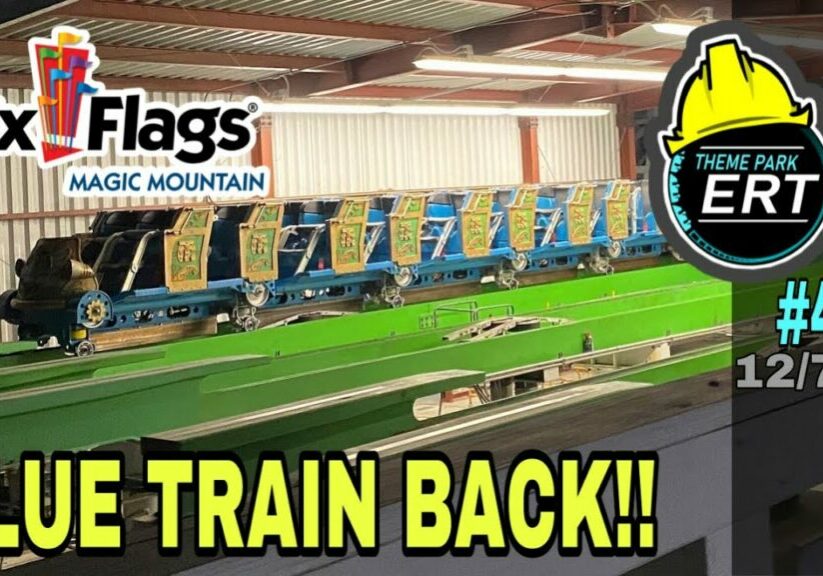 SIX FLAGS MAGIC MOUNTAIN PARK CONSTRUCTION UPDATE #41 12/7/21 [TATSU,