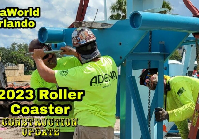 SeaWorld Orlando 2023 Roller Coaster / General Park Construction Update