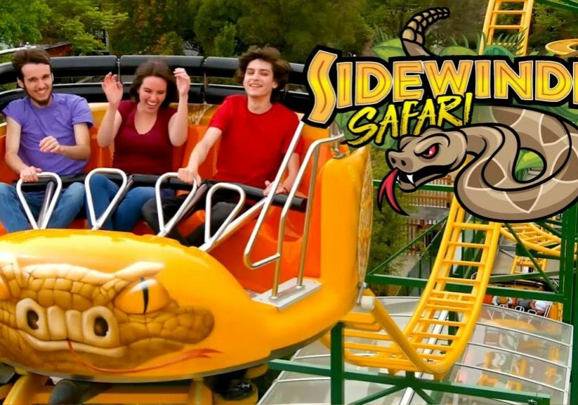 Sidewinder Safari Roller Coaster at Six Flags Discovery Kingdom (New