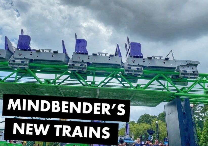 Six Flags Over Georgia July 2021 Update (Mindbender Testing New