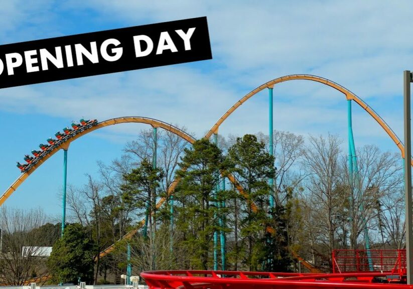 Six Flags Over Georgia Opening Day 2021 with Hyde