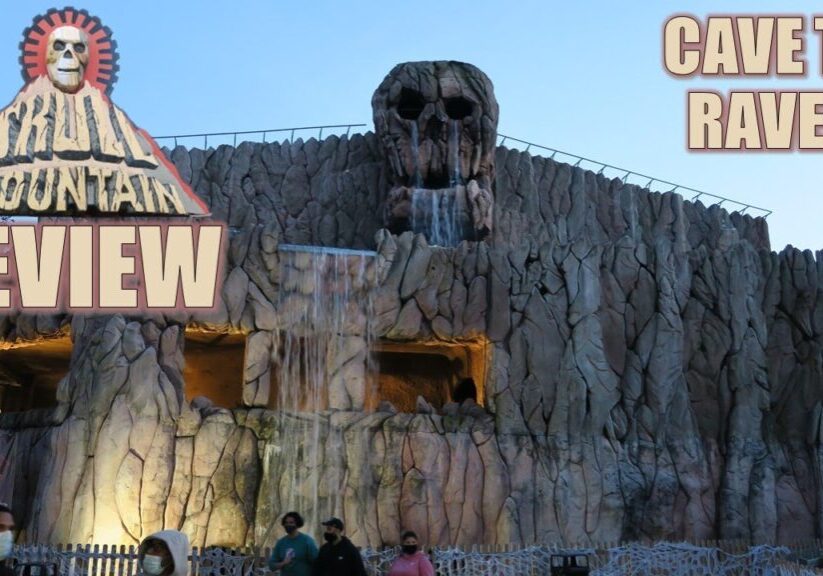 Skull Mountain Review, Six Flags Great Adventure Indoor Intamin Roller